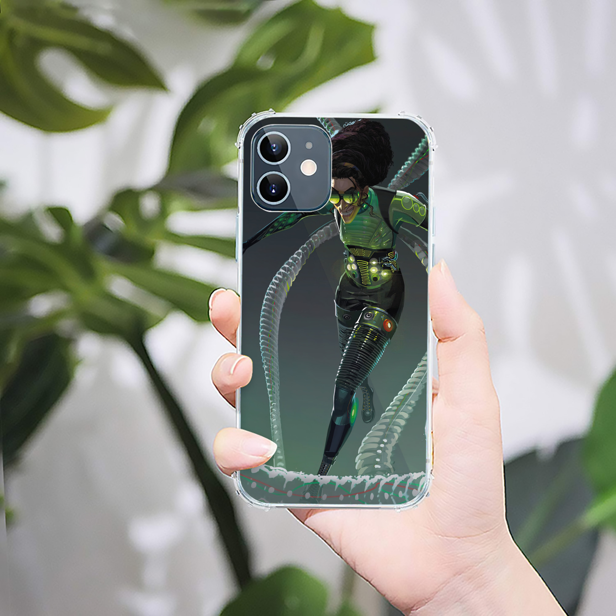（画像用） Spider Man スパイダーマン 【iPhone 12シリーズ対応】透明スマホケース（クリアソフトケース）